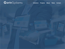 Tablet Screenshot of gorinsystems.com
